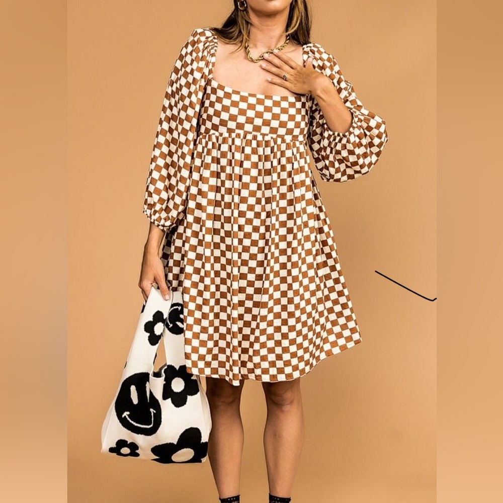 Sofie the label Favorite Song Mini Checkered Dress (dressed in lala)